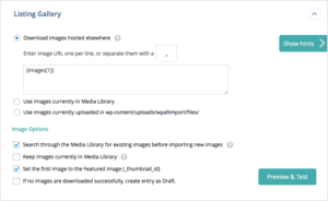 WP All Import Add-on for Listable - Images